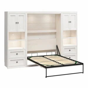 elwina+full+murphy+wall+bed+bundle+with+2+side+cabinets 100652937