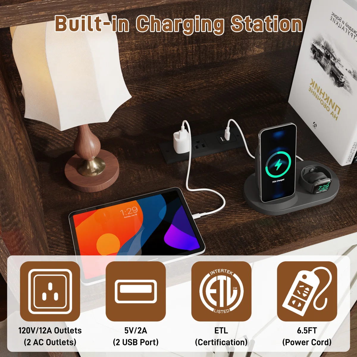 murphy+bed+with+2+side+storage+cabinets,+led+lights,+and+charging+station,++no+box+spring+needed,+for+home+office 1691712019 1691712030 (6)