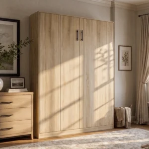 queen+murphy+bed+cabinet,+space saving+wall+bed+with+slatted+frame 132837230