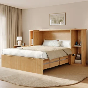 queen+murphy+bed+with+storage+bedside+table+&+sliding+tambour+door,+natural+oak 655239314 663111967 (9)