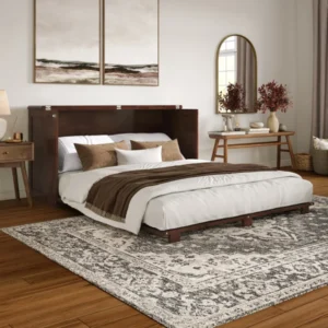 westfield+low+profile+wood+murphy+bed+chest+with+6 +mattress 224811452 202105572 (2)