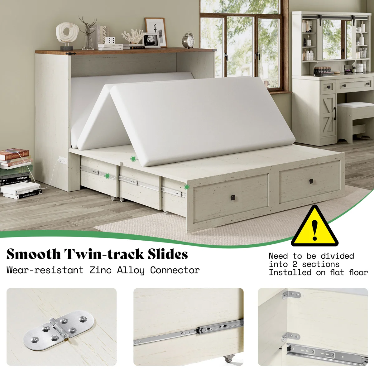 wilkinson+farmhouse+queen+murphy+bed+with+large+storage+drawer+&+charging+station,+white 922616757 922616756 (3)