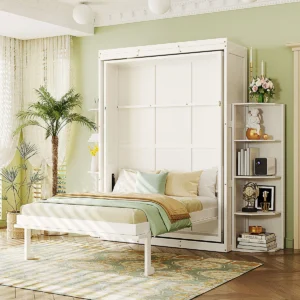 Rotating Queen Murphy Bed, Rotating Queen Murphy Bed with Hidden Wall Cabinet, Revolving Murphy Bed, Hidden Wall Cabinet Bed, Space Saving Queen Bed, Murphy Nest Space Saving Furniture